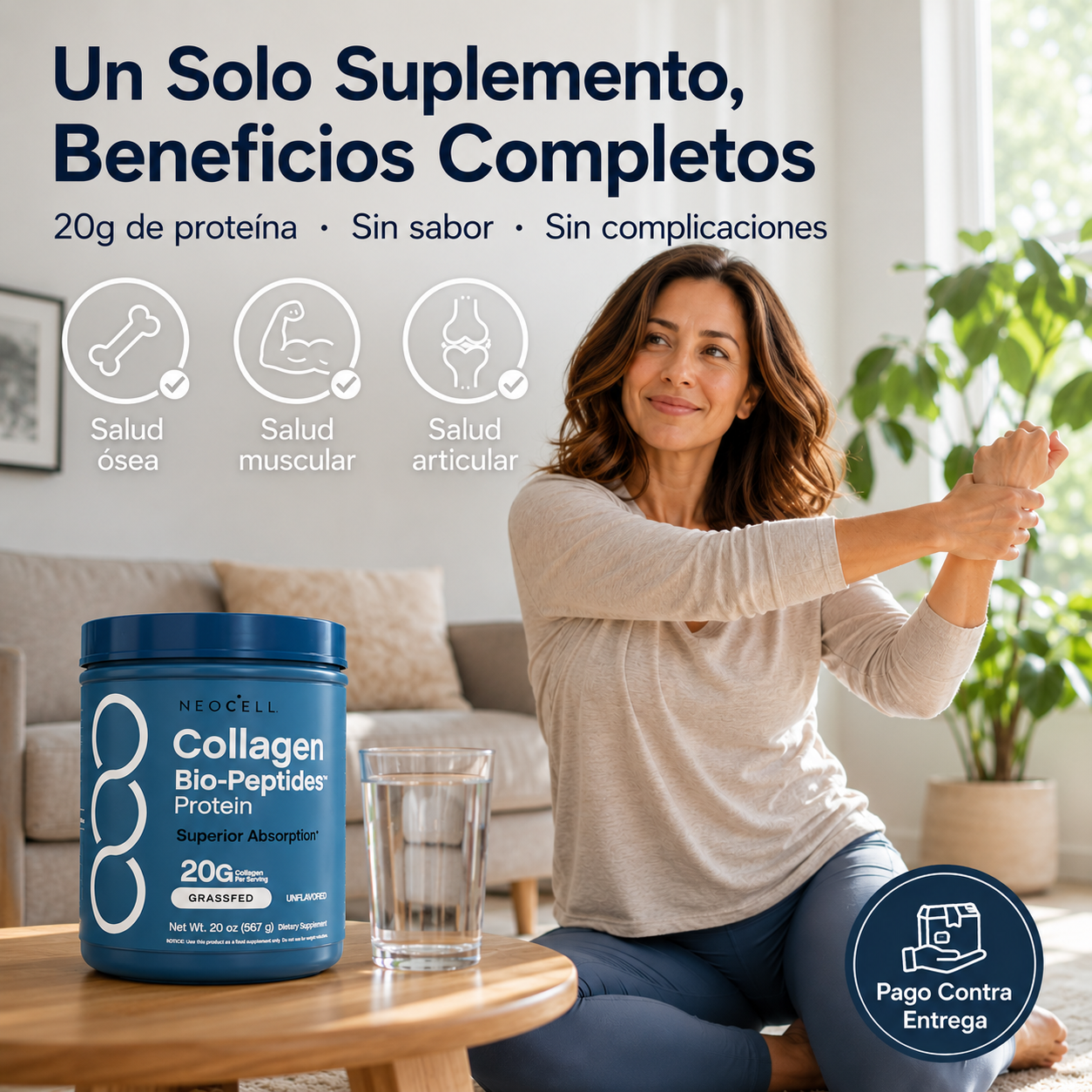 NeoCell Colágeno Bio-Peptides | Piel Firme Desde Adentro