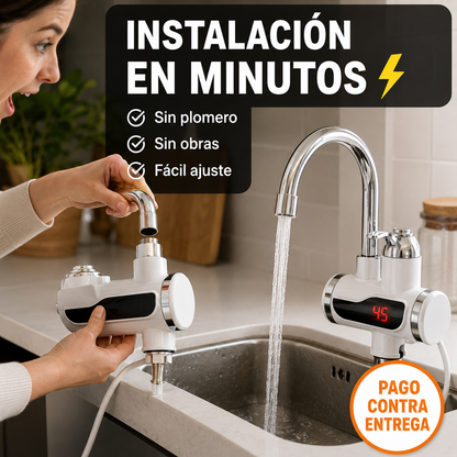ThermaLux™ | Agua Caliente en Segundos Sin Calentón