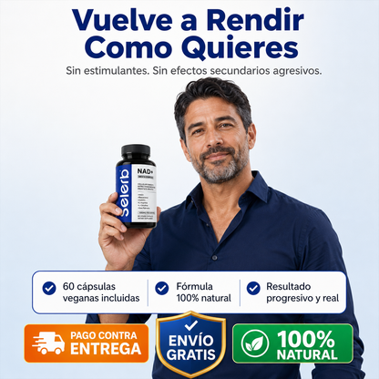 Selerb NAD+ Men's Complex | Energía Real y Vitalidad Masculina desde Adentro