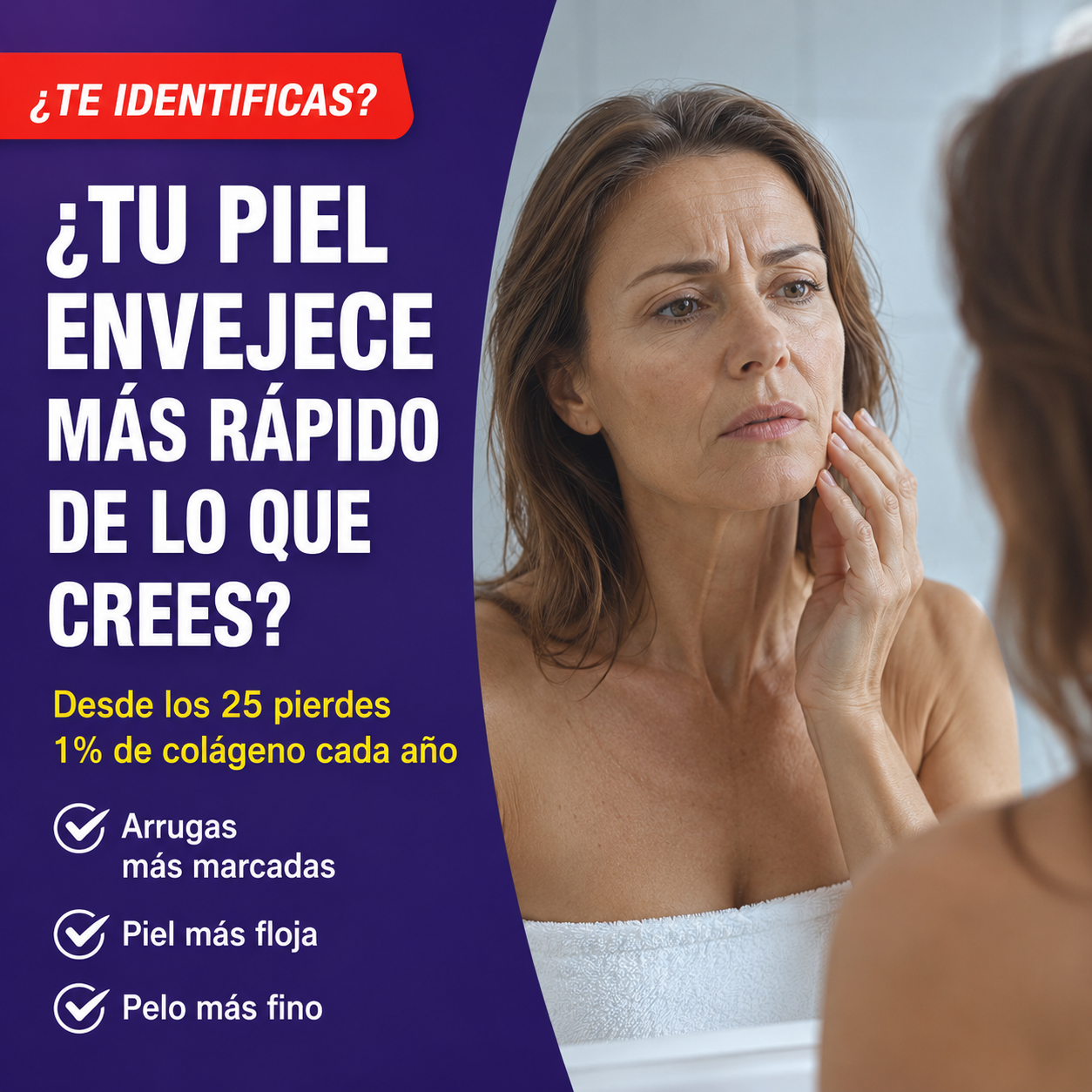 TOPLUX™ Collagen Peptides | Piel Firme, Articulaciones Fuertes y Cabello Sano en 8 Semanas