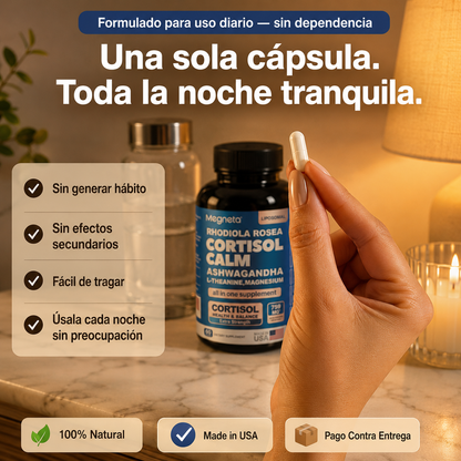 Cortisol Calm™ | Duerme Profundo. Despierta Renovada. ✨