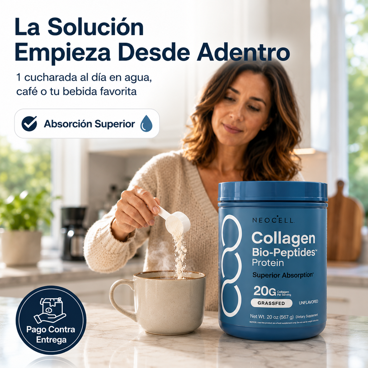 NeoCell Colágeno Bio-Peptides | Piel Firme Desde Adentro