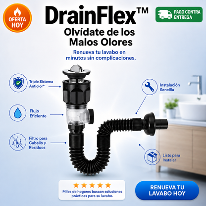 DrainFlex™ | Olvídate de los Malos Olores