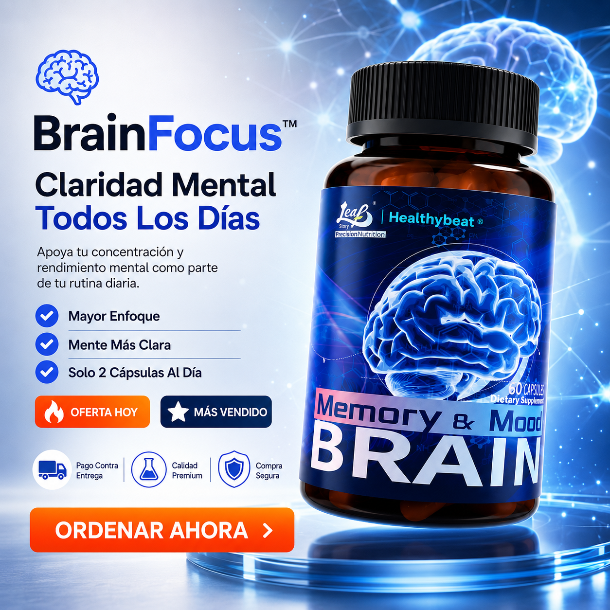 BrainFocus™ | Claridad Mental Todos Los Días