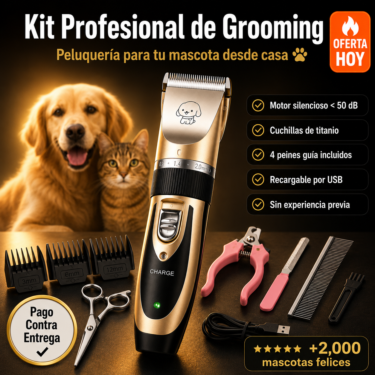 PeluPet™ Pro | Cuida a Tu Mascota Sin Salir de Casa