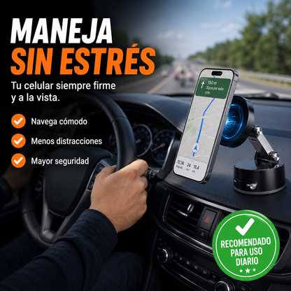 MAGSAFE HOLD™ | Soporte Magnético Retráctil con Ventosa al Vacío