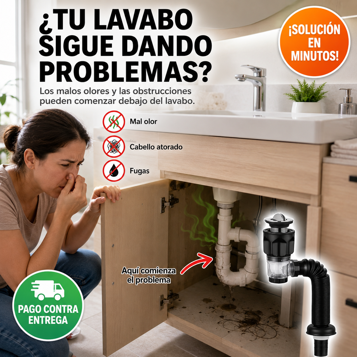 DrainFlex™ | Olvídate de los Malos Olores